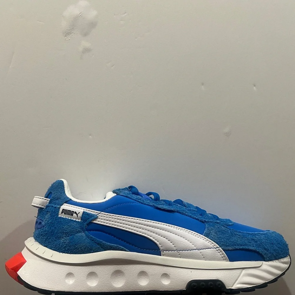Puma, Wild Rider Vintage, 381595 01, Blue & White - Picture 14 of 16
